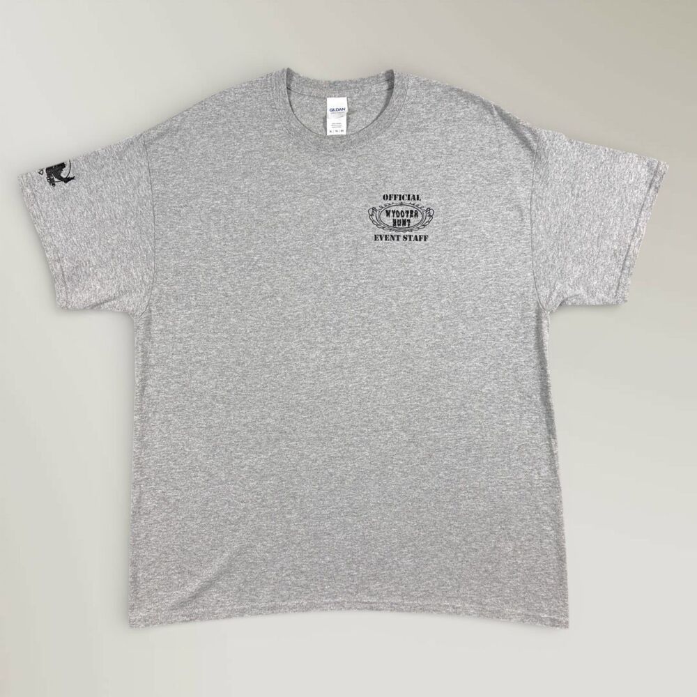 Jack Daniel's 2019 Wyooter Hunt T-Shirt Official Staff Gray Size XL